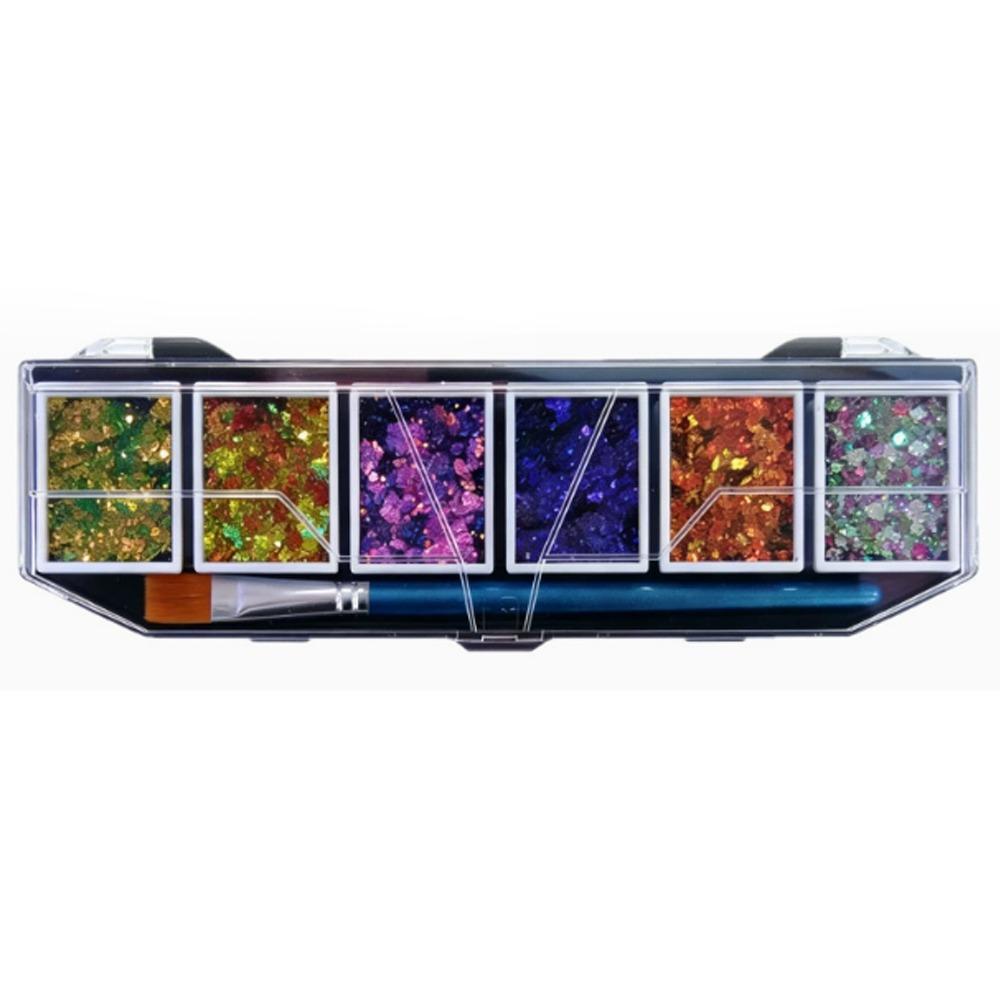 Quick Drying Glitter Palette Lightweight Face Glitter New Design Color Shifting Glitter