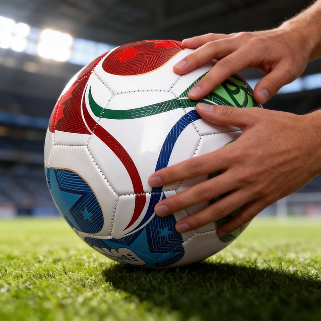 Global Football Cup Pvc Soccer Ball With Seam For Training And Match Use