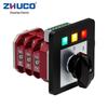 Трехскоростной поворотный переключатель со светом Zhuochao LW12-16/D0723.3-72N3