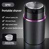 Portable Rechargeable Men's Electric Beard Shaver - Compact Travel Design