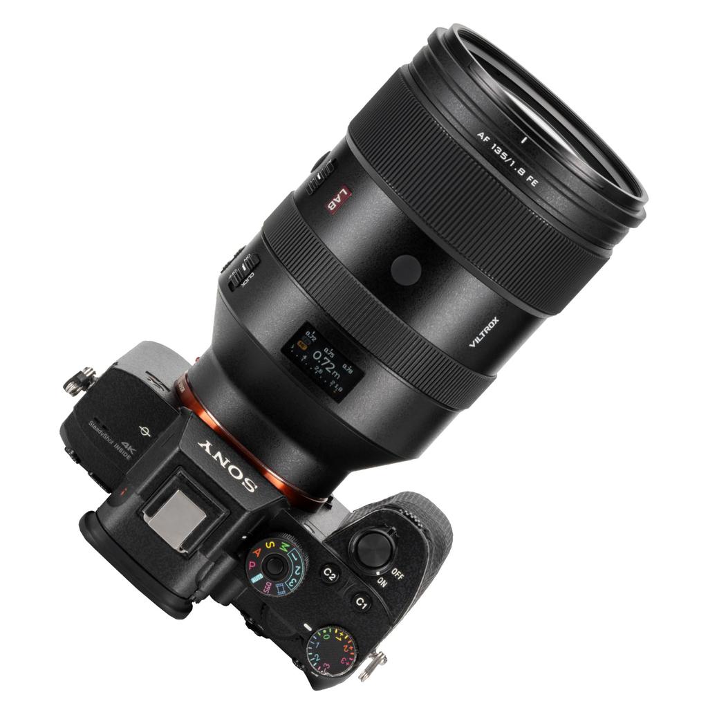 Объектив VILTROX AF 135mm LAB FE Мотор Sony VCM Большой диаметр Однофокусный Среднетелеобъектив Совместим с Sony ZVE1 и другими камерами F1.8 E-mount