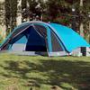 VidaXL Family Cabin Tent 6 Person Blue Waterproof, Tent, Camping Shelter, Garden Shelter, Camping Tent, 94747