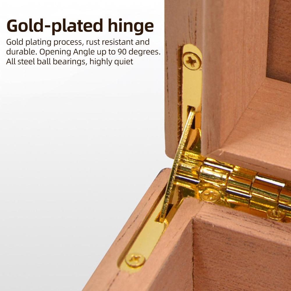 Хьюмидор для хранения сигар, коробка для сигар 10-18, кедровый стеклянный верх, настольный футляр для хранения сигар, хьюмидор с