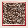 90*90Cm Satin Square Scarf Women Leopard Print Shawl Hair Wrap Silk Feeling Satin Neckerchief Hair Band Classics Leopard Bandana