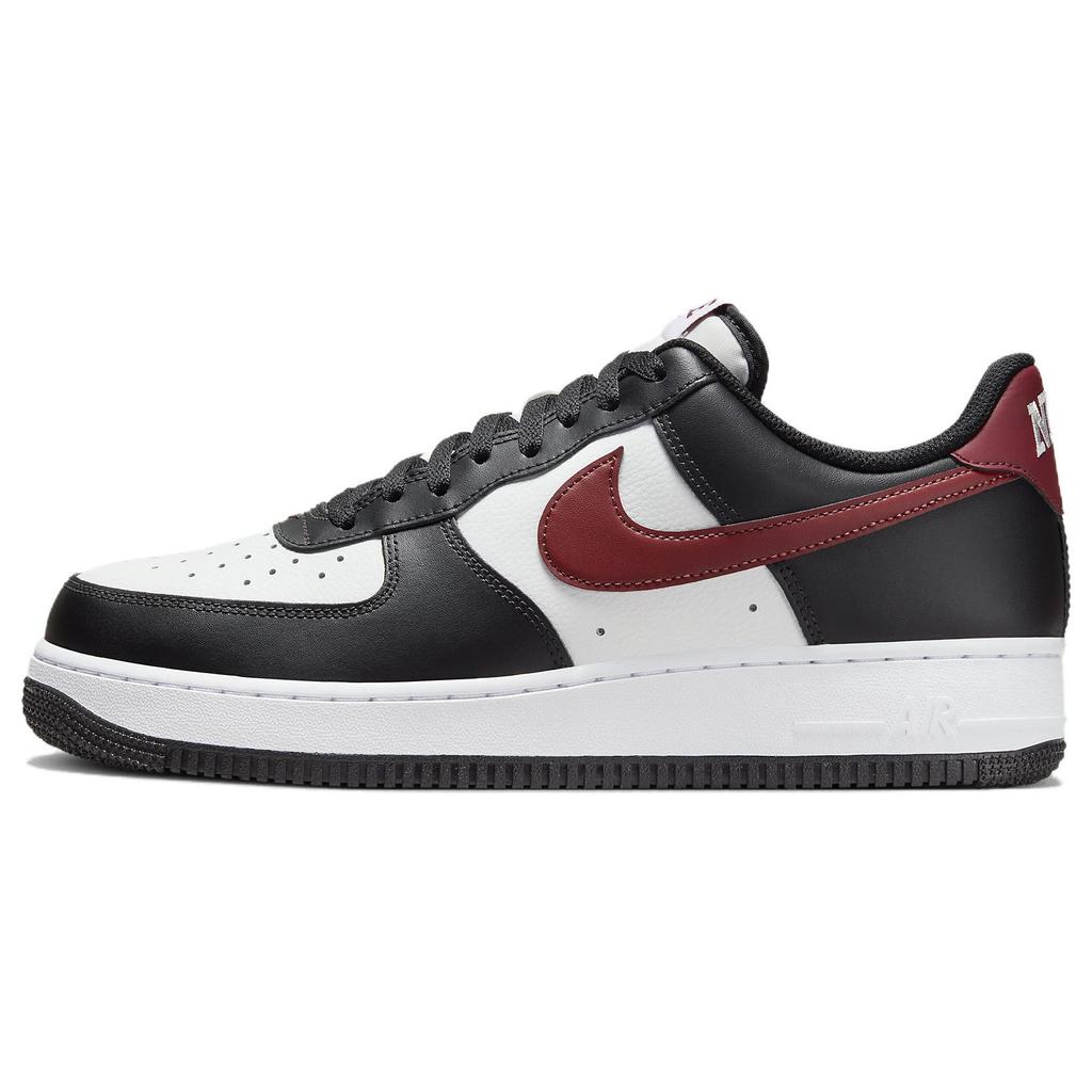 Nike Air Force 1 GS Black Dark Team Red Kids Sneakers Summit-White White FZ4351-001
