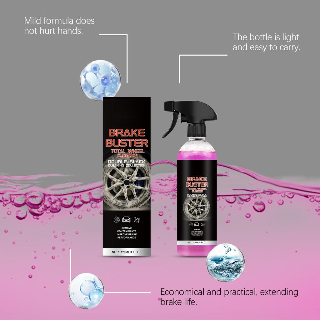 Brake Cleaner; Brake System Maintenance Agent; Brake Disc Decontamination Spray(120ml)
