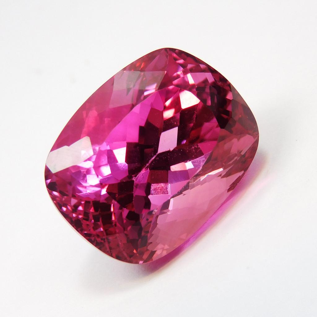 Pink Top Quality Sapphire 37.5Ct Natural Cushion Cut CERTIFIED Gemstones
