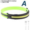 Built-in Battery COB LED Headlamp Camping Fishing Powerful USB Rechargeable Headlight Waterproof Head Torch Head Lamp Lantern