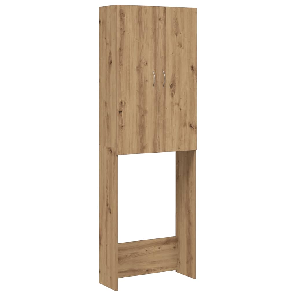 Washing Machine Cabinet Artisan Oak 64 x 25.5 x 190 cm