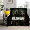 Одеяло TWD с 3D фильмом ужасов «Ходячие мертвецы», мягкое одеяло для дома, спальни, кровати, дивана, пикника, путешествия, офиса, одеяло, детское одеяло