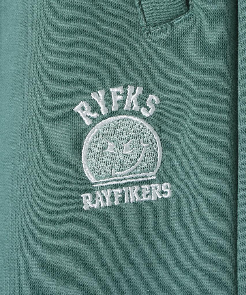 RAYFIKERS Широкие штаны-джоггеры Зеленые со зловещей улыбкой (Mo6Pu183-045)