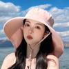 Summer Women Bucket Hat With Shawl Lightweight Breathable Face Neck Protection Sun Hat Beach Cap Design Travel