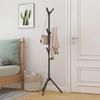 Floor-standing Coat Rack with Multi-hook Branch-shaped Mobile Convenient Clothes Rack for Home Living Room Clothing Storage