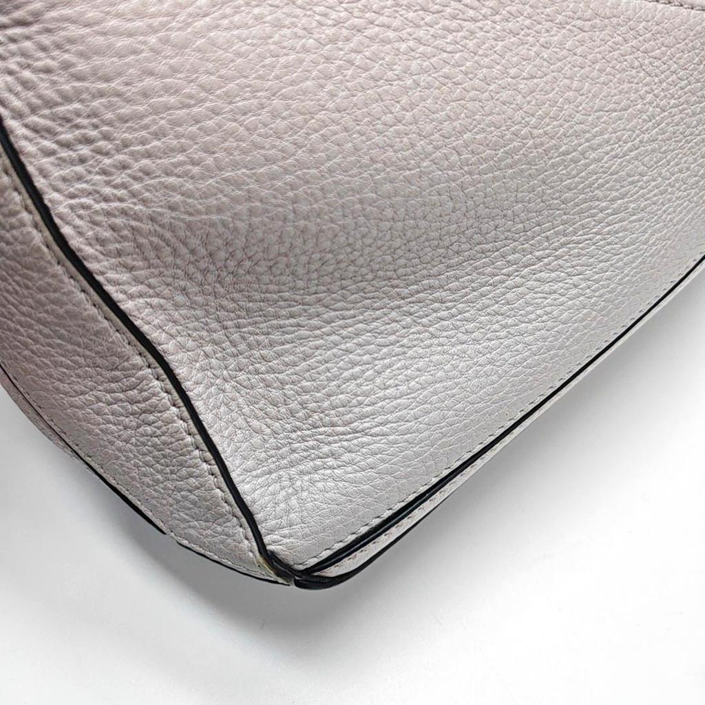 [Pre-Owned] Puzzle Patterned Leather Shoulder Bag - Good #1TCTGB3