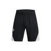 Curry Splash Color Block Fleece Mid Rise Casual Shorts Men Shorts Black 1380328-001