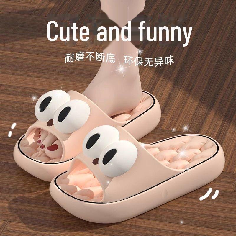 Мужские тапочки в корейском стиле на толстой подошве: Модные, универсальные, удобные, нескользящие, повседневные домашние тапочки на лето.