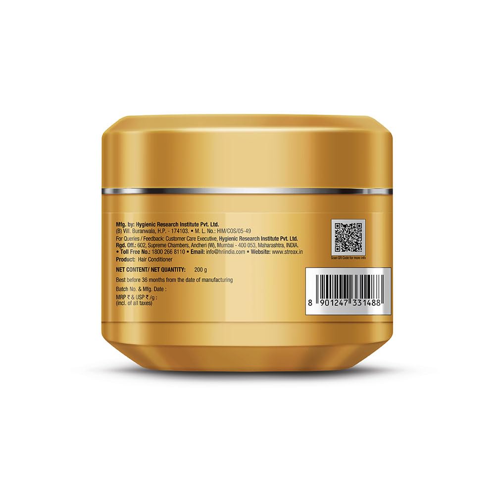 Streax Сыворотка Блеск Маска для волос 200 г Упаковка 1 Средство для глубокого кондиционирования для сухих пушистых поврежденных волос