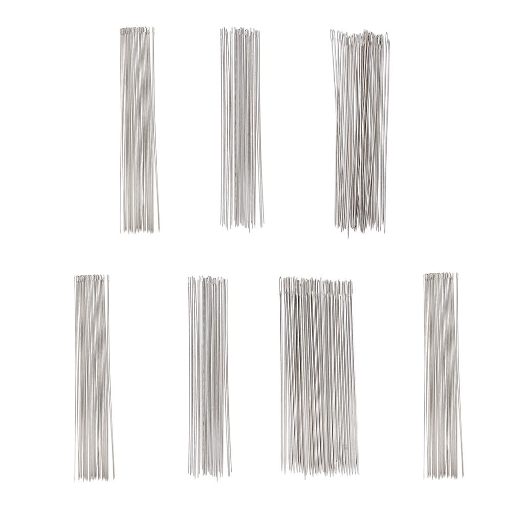 30Pcs Beading Needles, Seed Beads Needles Embroidery Big Eye Collapsible Set for Jewelry Making