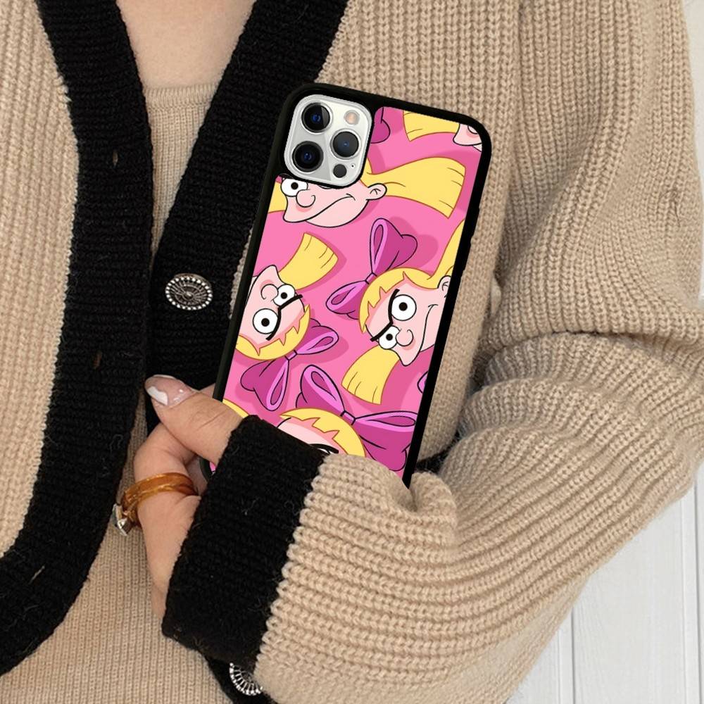 Привет A_Arnolds Мультяшный Чехол для Телефона из PC+TPU Для IPhone 17 16 15 14 13 12 11 Pro Max Plus Кавайная Мультяшная Обложка