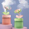 2026 USB Portable Ultrasonic Humidifier - Colorful Cup Aroma Diffuser, Cool Mist Maker, Flower Air Purifier with LED Light