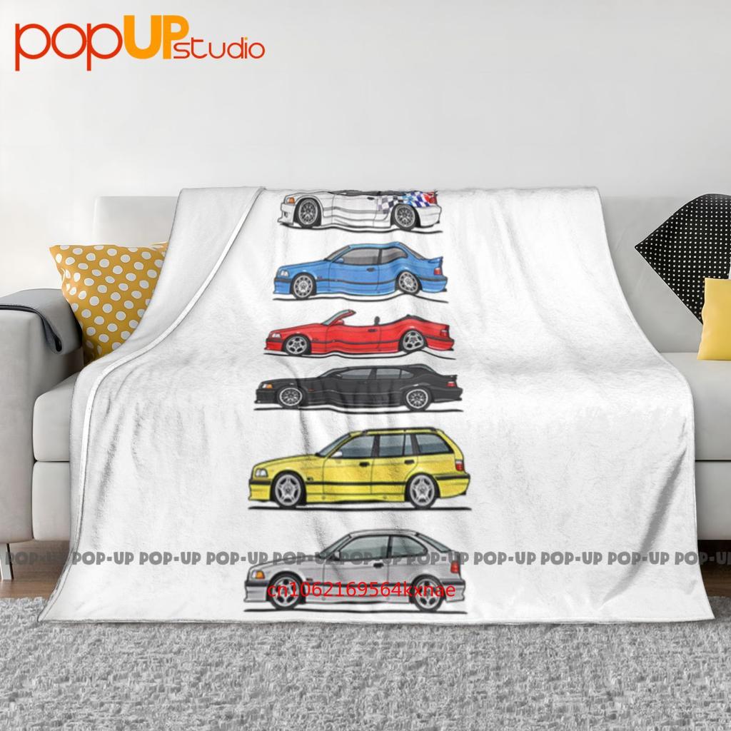 Stack Of E36 Variants Ultra-Soft Blanket Quilt Winter Sofa Cover Bed Covers