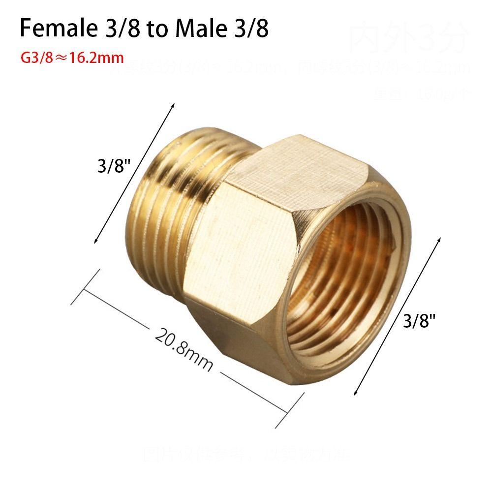 1/8 1/4 3/8 1/2 3/4 Резьбовые шестигранные переходники-редукторы с внутренней резьбой на наружную Медная трубная арматура Вода Газ Адаптер-соединитель