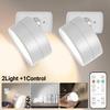 LED Wall Sconces Light, 3 Brightness Levels 3 Color Modes Wall Lights Battery Operated 360° Rotatable Touch Control Wall Lamp