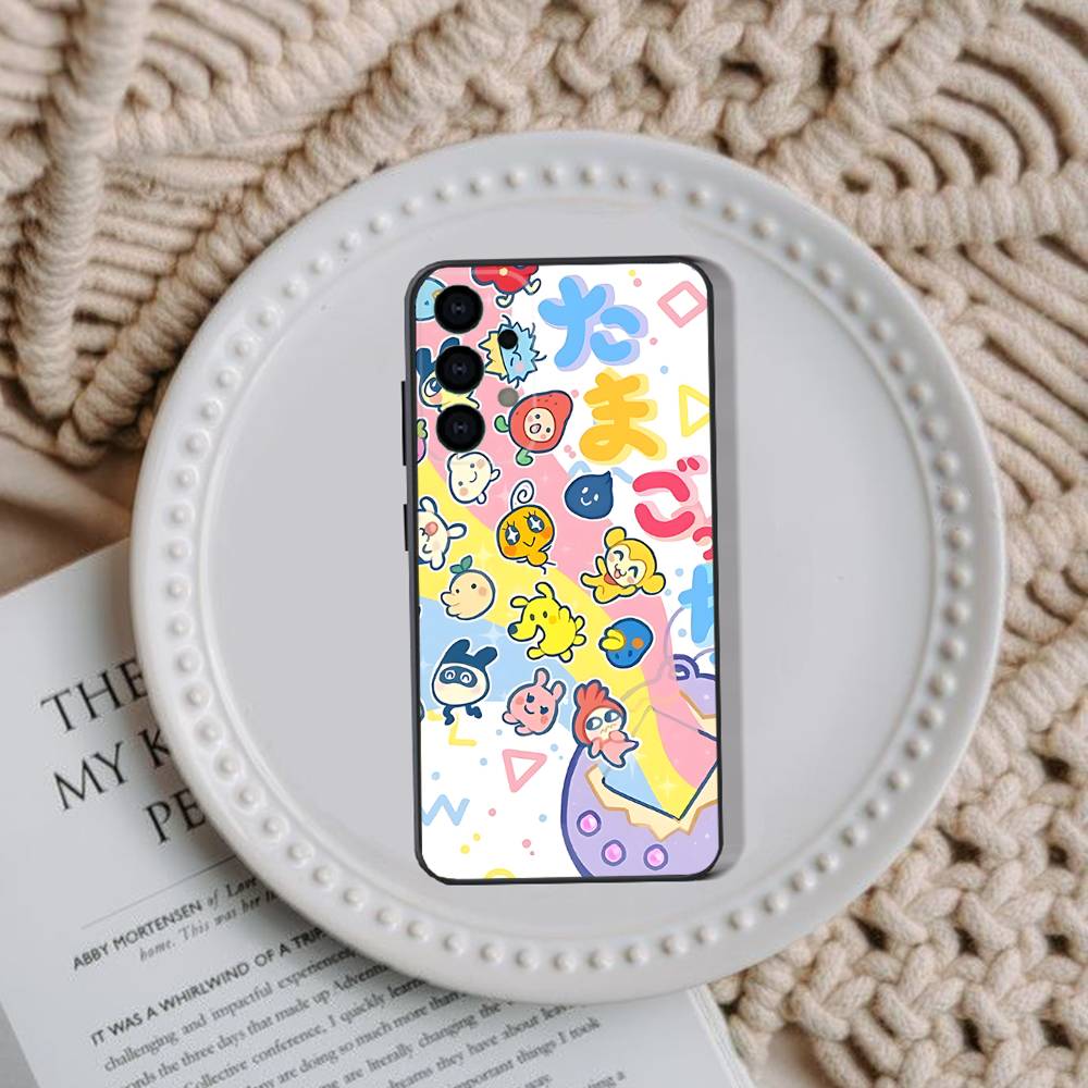 Чехол для телефона Game T-Tamagotchi K-Kuchipatchi для Samsung Galaxy A73,72,51,53,52,71,22,5G,Note,J7,8,9 Мягкий черный чехол
