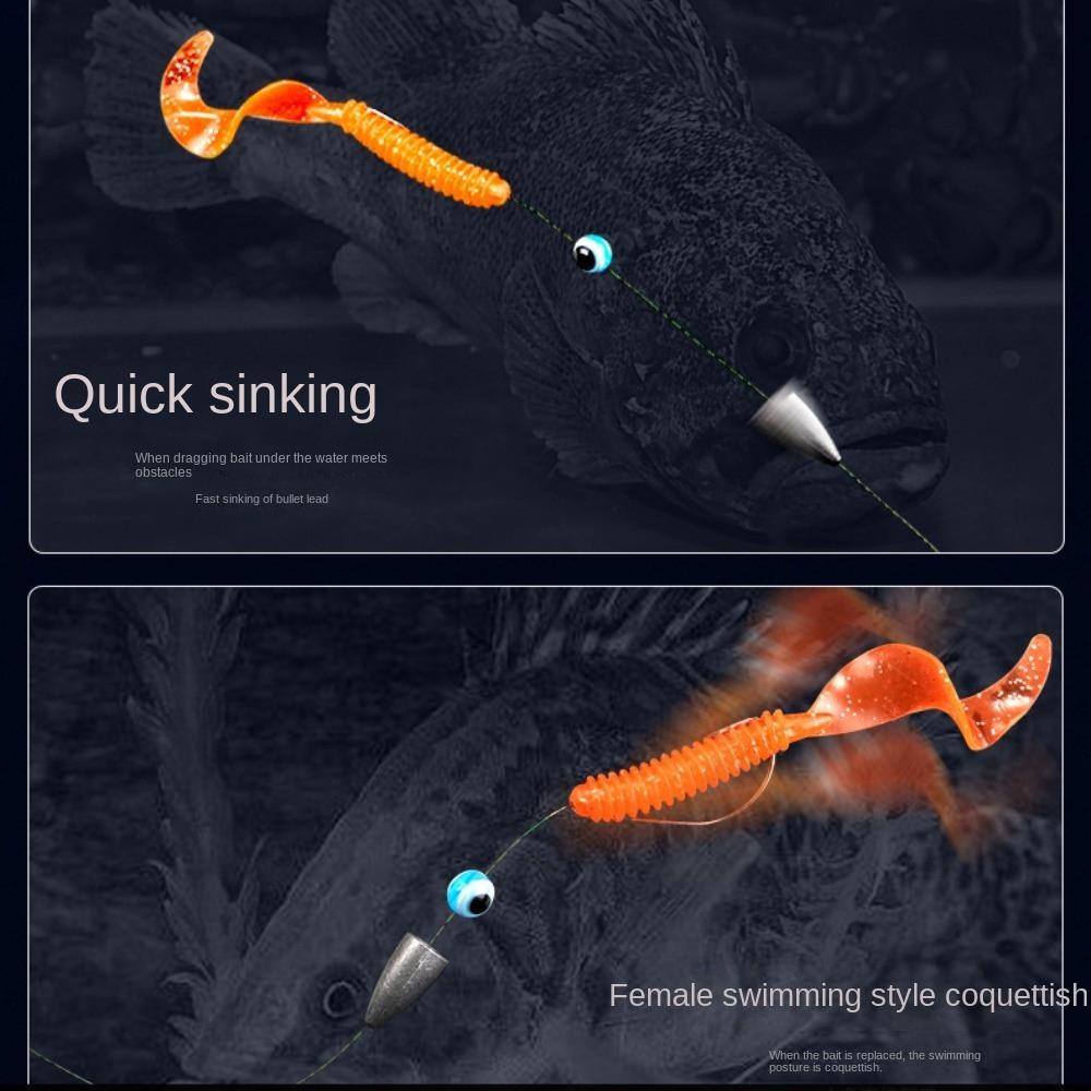 5 шт./лот с весовыми крючками, набор оснасток Texas с бородкой, комплект оснастки Carolina, рыболовный окунь