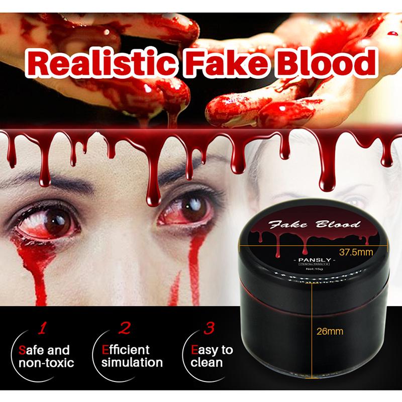 Хэллоуин Макияж Поддельная Кровь Лицо Краска Для Тела Раны Шрамы Синяки Вампир Декор