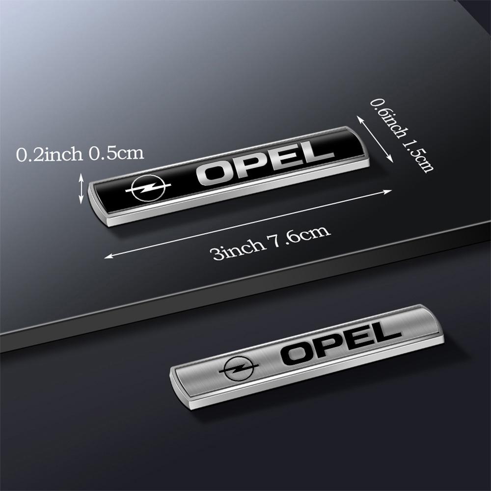 Car 3D Metal Badge Stickers Fashion Door Side Window Body Generic For OPEL Corsa Astra OPC Zafira Mokka Antara Ampera Insignia
