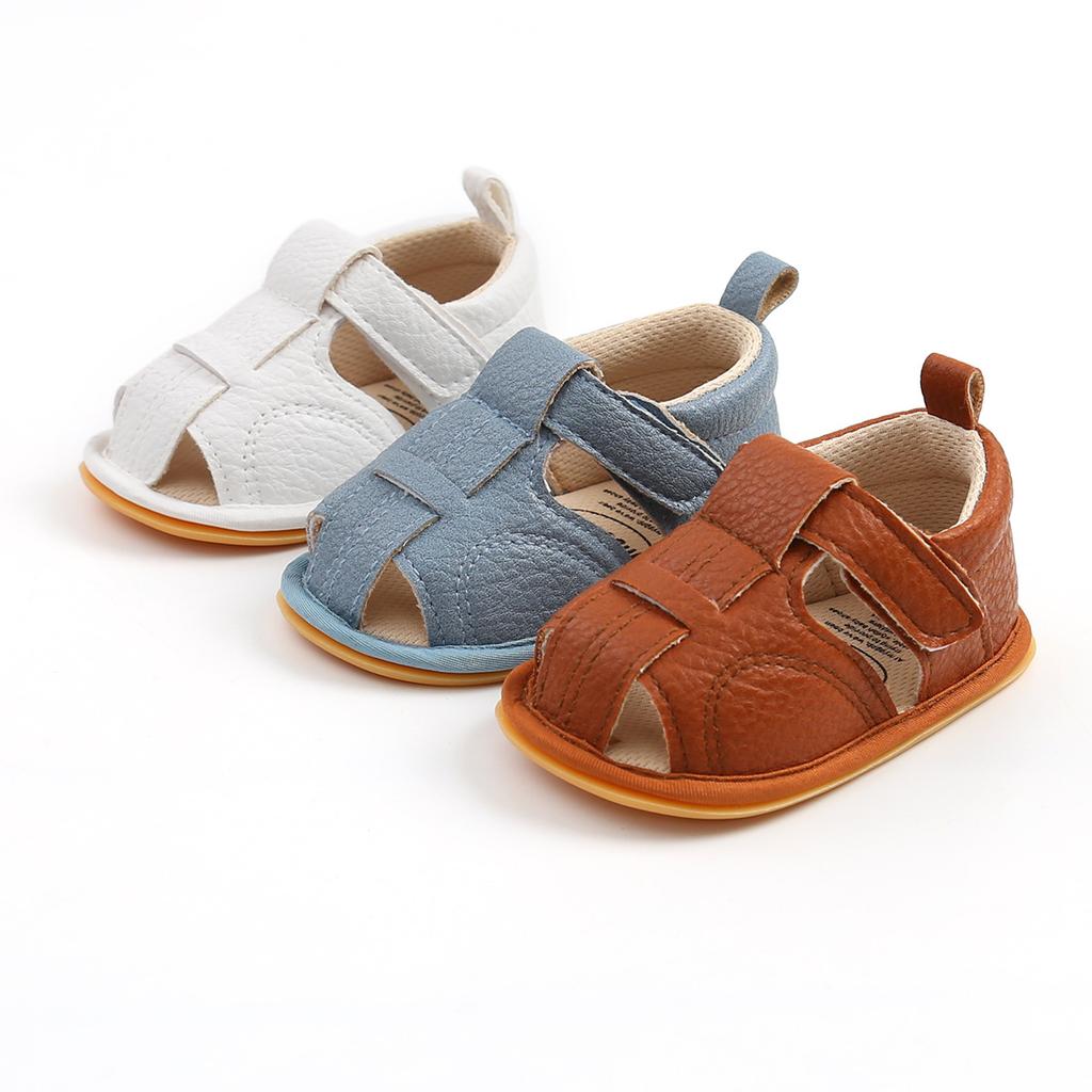 MYGGPP Spring and Summer Baby Sandals Baby Shoes Soft Soled Non-slip Toddler Shoes 0-1 Years Old Newborn