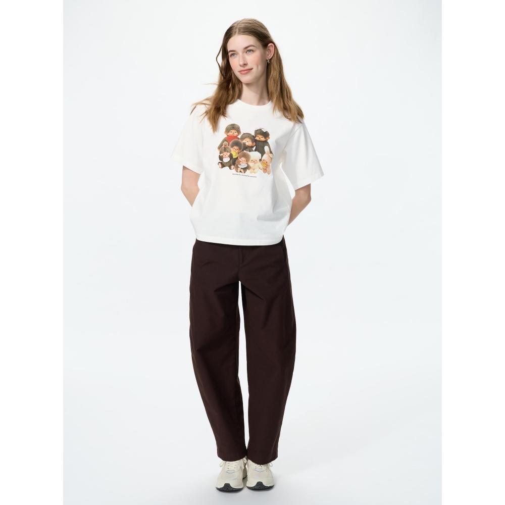 Uniqlo Япония Мончичи У Расслабленный крой