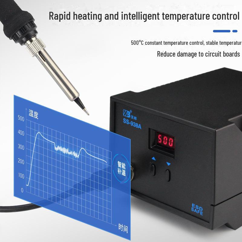 Регулируемый по температуре электрический паяльник для ремонта электроники