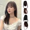 Side Bangs Hair Styling for Women Hair Extension Synthetic False Hair Fringe Hairpieces Air Bangs