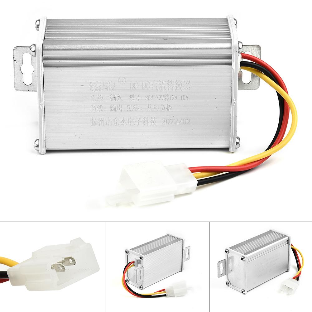 Electric DC Converter Adapter DC 36V-72V To 12V/10A Transformer For Electric Motorcycle Electric Bicycle Converter