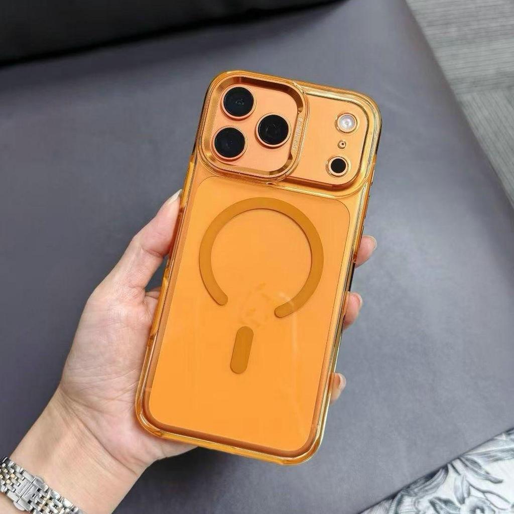 Магнитный защитный чехол серии Crystal для iPhone 17 - Полное покрытие, Защита от падений