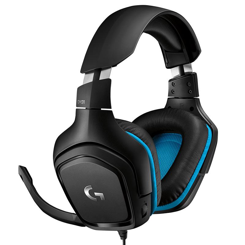 Logitech Проводная игровая гарнитура G431 с объемным звуком 7.1