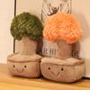 28CM New Lifelike Tree Plant Plush Stuffed Toys Succulent Flowers Bookshelf Decor Plant Doll Pillow Girls Gift