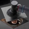 Anti Overflow Sink Elbow Pipe Connector Double Purpose Stainless Steel Joint Cover  Laundry Floor