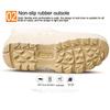 Fashion High-Performance Tactical Boots for Men Black Waterproof Outdoor Hiking Boots Anti-Slip Military Boots