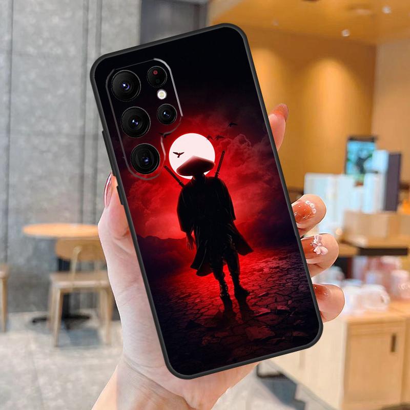 Аниме Японский Самурай Чехол для Телефона Для Samsung Galaxy S25 S24 S23 S22 S20 S21 Ultra S9 S10 Plus S25 FE Задняя Крышка
