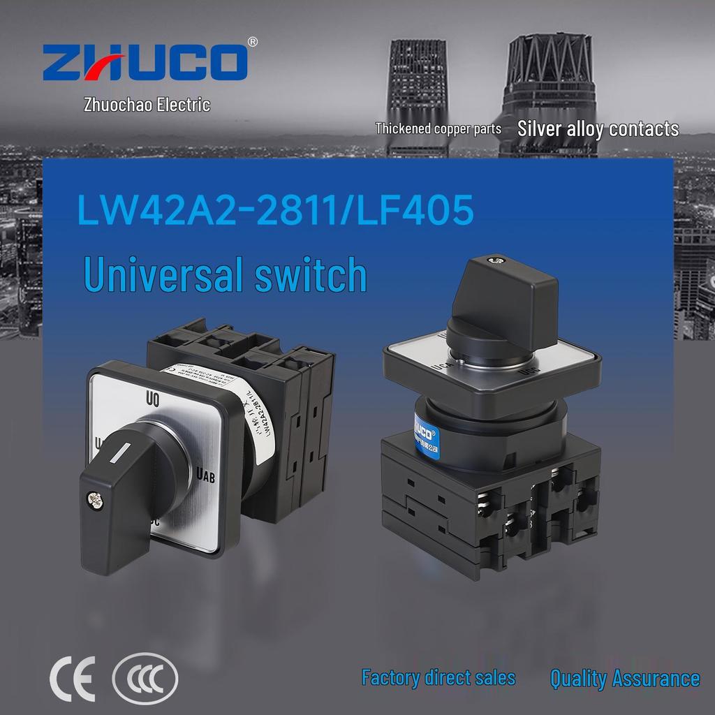 Zhuochao LW42A2-2811/LF405 Three-Phase Voltage Conversion Cam Switch with Zero Position