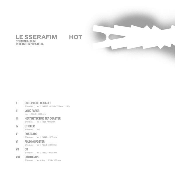 LE SSERAFIM 5th Mini Album [HOT] [Random Version]