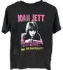 Унисекс Футболка Joan Jett and the Blackhearts Мировой Тур Хлопок Полный Размер ZA019 Унисекс Футболка
