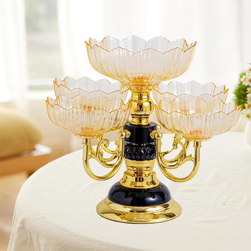 1 шт. вращающаяся фруктовница в европейском стиле, многослойная популярная в интернете фруктовница, современный журнальный столик для гостиной, креативная л