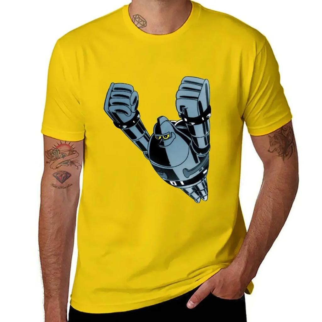 Tetsujin 28 - Gigantor T-Shirt funnys anime clothes men workout shirt