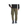 Adidas Solid Color Lace-Up Large Pocket Outdoor Cargo Pants Men Pants Rock-Olive IC7995