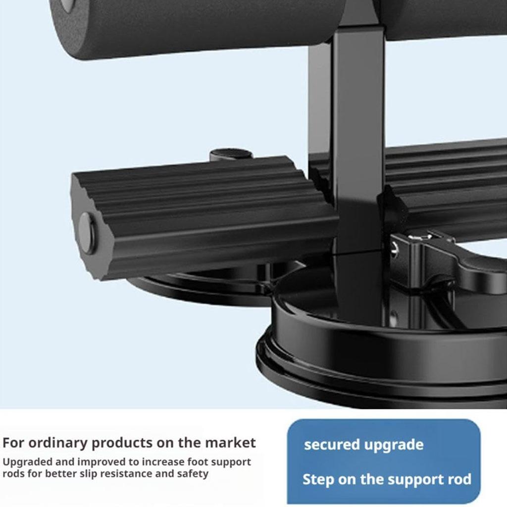 Sit Up Assist Device For Home Use, Double Suction Cup, Slip Strap, Adjustable Drawstring, Fixed Abdominal Roll, Fitness Equipment For Home Use