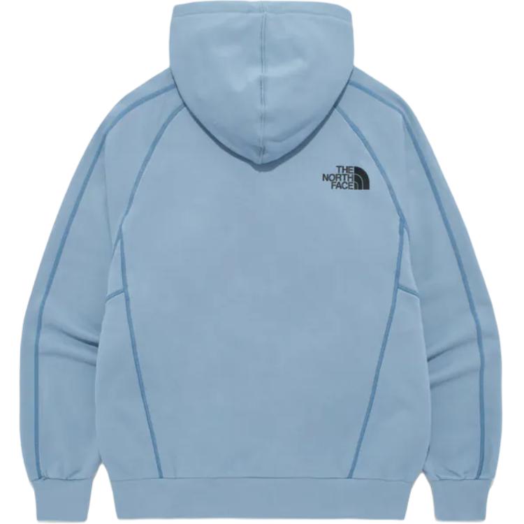 The North Face Однотонная толстовка с капюшоном и вышитым логотипом, реглан, длинный рукав, унисекс, синяя NM5PQ50L